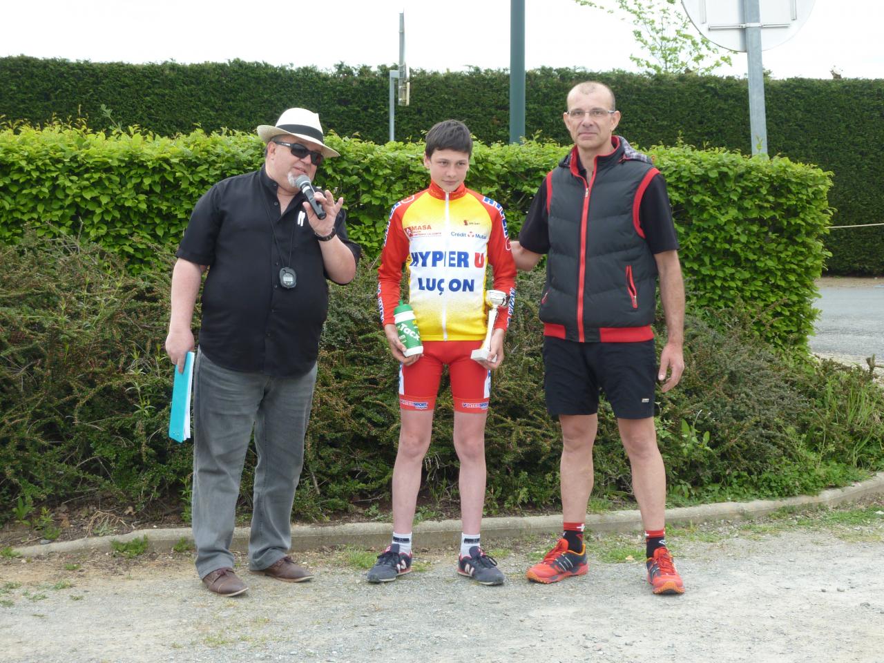 20160508 Course Sérigné Vainqueur Cadets