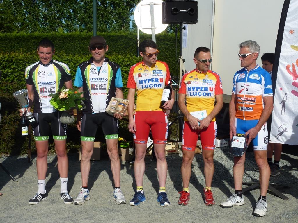 Sérigné 10 mai 2015 Podium 2ème cat